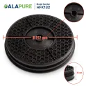 Alapure Aktivkohlefilter geeignet für Franke 112.0540.783 / F-22 NAUTILUS