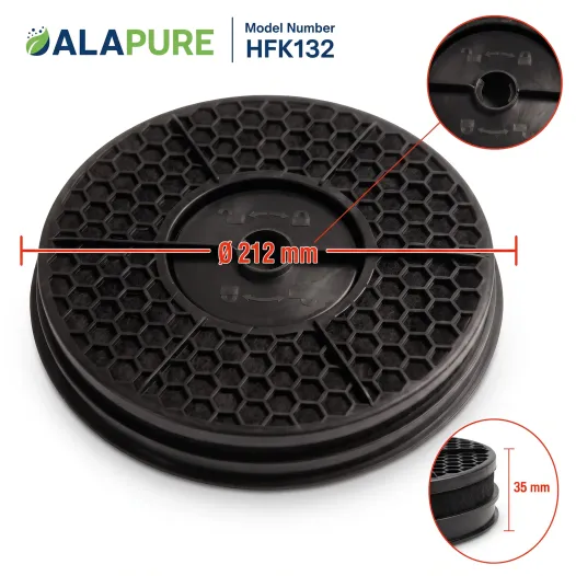 Alapure Aktivkohlefilter geeignet für Franke 112.0540.783 / F-22 NAUTILUS