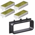 Alapure CleanAir Aktivkohlefilter Set geeignet für Siemens 17007113 / HZ9VRUD0