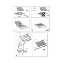 Alapure Longlife Aktivkohlefilter mit Halter geeignet für Juno MCFE11FR / 9029800563