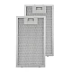 Alapure Metallfilter geeignet für Klarstein 10032228 185x318mm Alapure Metallfilter geeignet für Klarstein 10032228 185x318mm