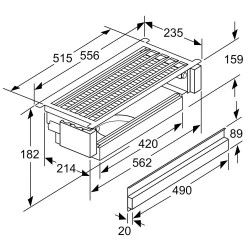Neff CleanAir Plus Starter Set Umluft 17004070 / Z51IXC1X6