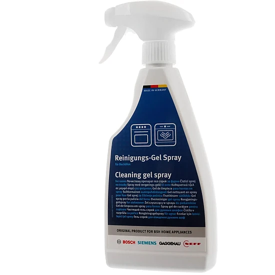Bosch Reinigungsgel Spray geeignet für Backöfen 00312482 (500 ml) Bosch Reinigungsgel Spray geeignet für Backöfen 00312482 (500 ml)