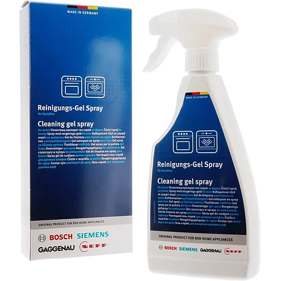 Bosch Reinigungsgel Spray geeignet für Backöfen 00312482 (500 ml) Bosch Reinigungsgel Spray geeignet für Backöfen 00312482 (500 ml)