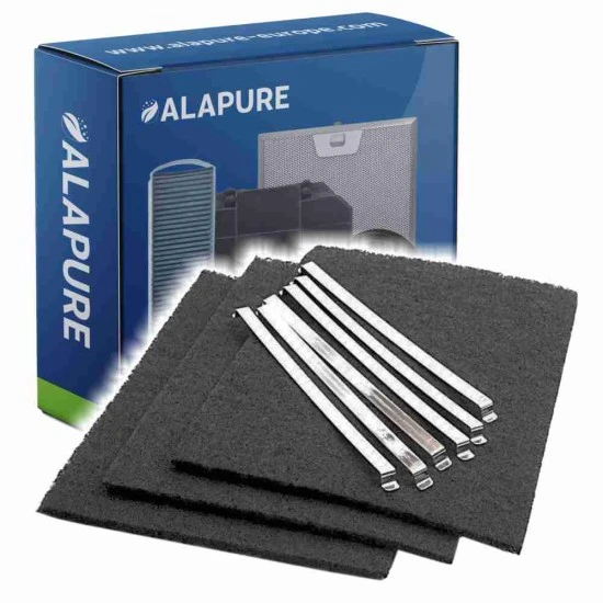 Alapure Aktivkohlefilter geeignet für Sauter 79X8361 / AK204AE1 (3 Stck.)