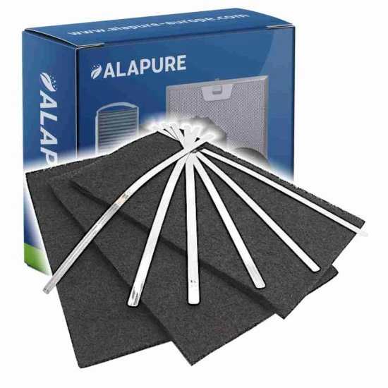 Alapure Aktivkohlefilter geeignet für DeDietrich AS0062460 (3 Stück)