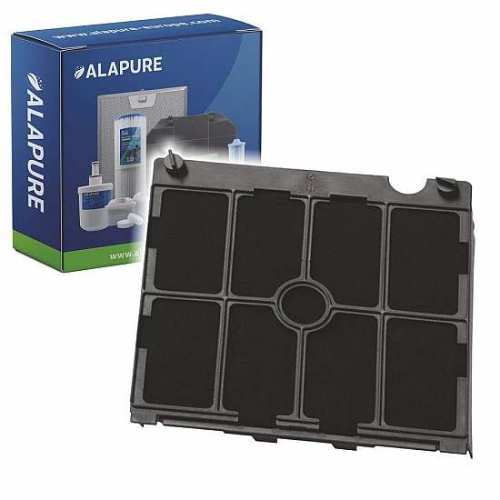 Alapure Longlife Aktivkohlefilter mit Halter geeignet für Zanussi MCFE11FR / 9029800563 Alapure Longlife Aktivkohlefilter mit Halter geeignet für Zanussi MCFE11FR / 9029800563