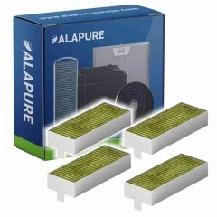 Alapure CleanAir Aktivkohlefilter geeignet für Neff 17007439 / 17004806 / Z821VR0 / 17007505