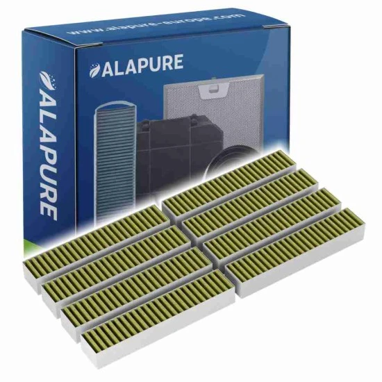 Alapure CleanAir Plus Aktivkohlefilter geeignet für Neff 17005512 / Z92WWB1X6