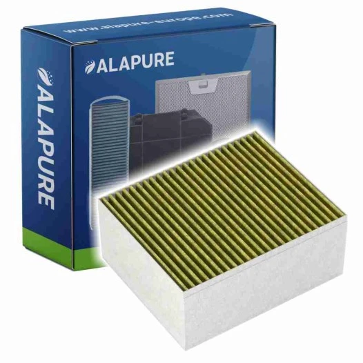 Alapure CleanAir Plus Aktivkohlefilter geeignet für Bosch 17004083 / DZZ1XX1B6
