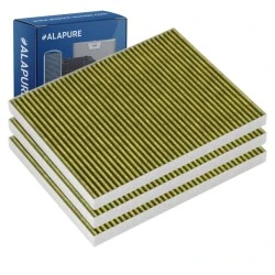 Alapure CleanAir Plus Kohlefilter passend für Siemens 11034226 / 17004041 / LZ21JXB16 (3 St.)