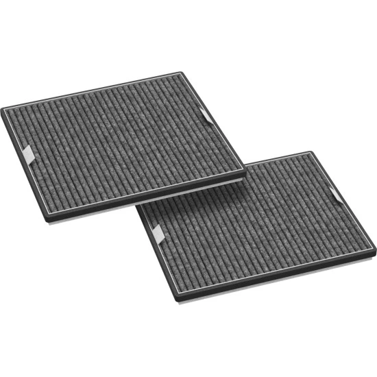 Alapure HFK4560 Kompatibel mit Miele Kohlefilter DKF16-P / 7932320 (2 Stück)