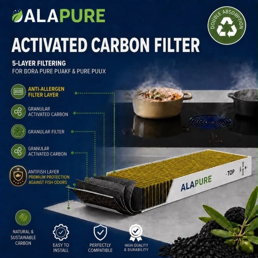 Alapure CleanAir Filter geeignet für Bosch HEZ381700 / 17000822 mit Anti-Fish