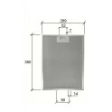 Alapure Metallfilter geeignet für Turboair 380x290mm GF03RB