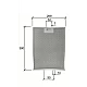 Alapure Metallfilter geeignet für Elica 380x290mm GF03RB Alapure Metallfilter geeignet für Elica 380x290mm GF03RB