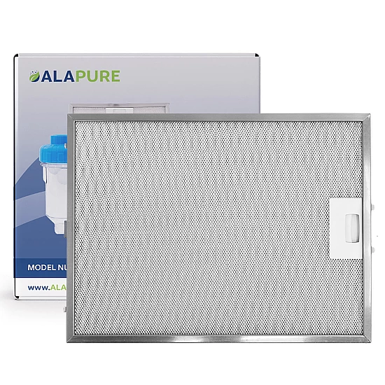 Alapure MFR944 passend für Miele Metallfilter 8270321 375x280,5x9 Alapure MFR944 passend für Miele Metallfilter 8270321 375x280,5x9