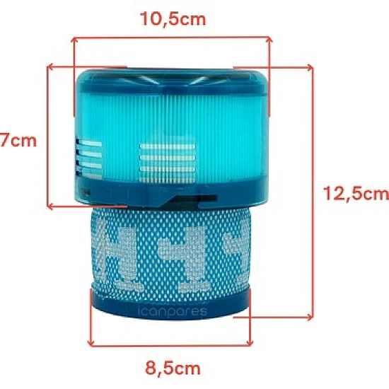 Alapure HEPA-Filter geeignet für Dyson Gen5 detect / absolute