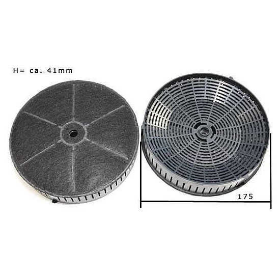 Bauknecht Kohlefilter 482000009691 / AMC072 (2 St.) Bauknecht Kohlefilter 482000009691 / AMC072 (2 St.)