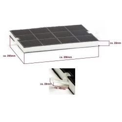 Alapure Aktivkohlefilter geeignet für Balay 351210 / 00351210