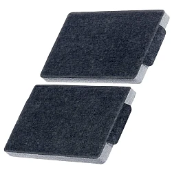 Alapure Kompatibel mit Miele Kohlefilter DKF19-1 / FWKM-1423 / DA 23x0/266x, 269x/35xx/36xx von (2 St.)