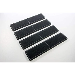 Alapure HFK3955 Passend für Miele Kohlefilter DKF21-1 / 9720600 (4 Stück)