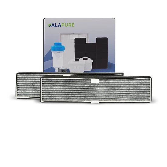 Alapure HFK3989 Kompatibel mit Miele Kohlefilter DKF20-1 / 9438930