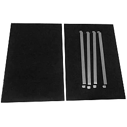 Alapure Kohlefilter Passend für Brandt 72X3800 (2Stk)