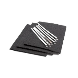 Alapure Aktivkohlefilter geeignet für Brandt 79X8361 / AK204AE1 (3 Stück)