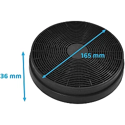 Vestel Kohlefilter VAF1102 (2 Stück)