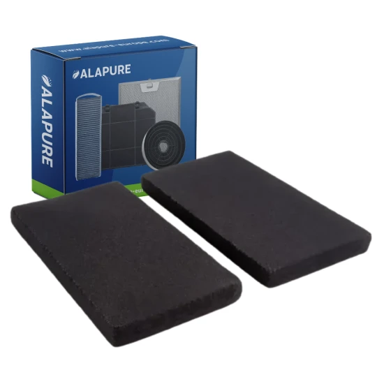 Alapure Aktivkohlefilter geeignet für Novy Monoblock 7550400 (2 Stück)