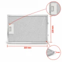 Bosch Metallfilter 362380 / 00362380 320x220mm