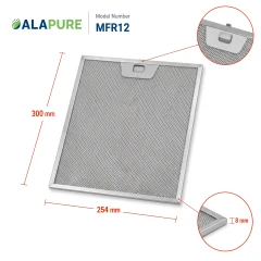 Alapure Metallfilter passend für Franke 1330071330 300x252x9mm