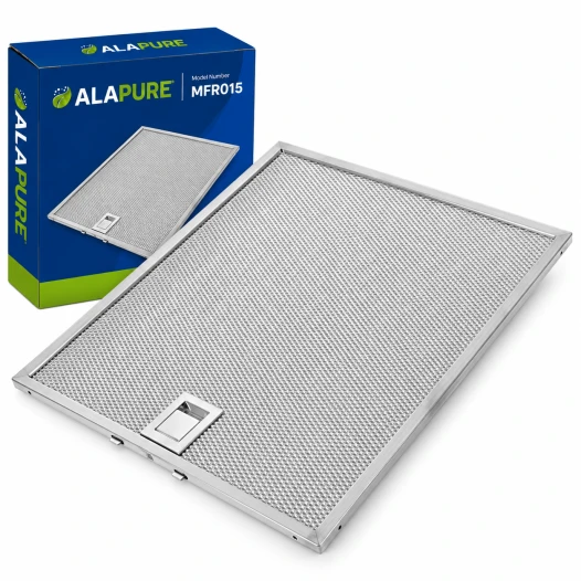 Alapure Metallfilter geeignet für Faber 1330251404 / 133.0251.404 300x250x7mm