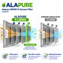 Alapure Metallfilter geeignet für Faber 1330251404 / 133.0251.404 300x250x7mm
