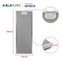 Alapure Metallfilter geeignet für Pelgrim 401468 / 89001193 468x183x7mm