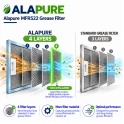 Alapure Metallfilter geeignet für Franke 133.0176.352 166x516mm