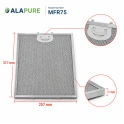 Alapure Metallfilter geeignet für Atag 181471 318x257x7mm