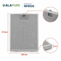 Alapure Metallfilter passend für Franke 133.0036.291 273x205x8mm