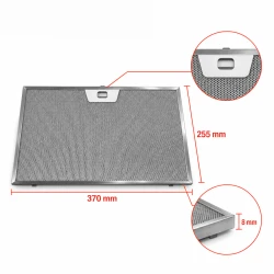 Faber Metallfilter 1330076268 370x255x8mm 