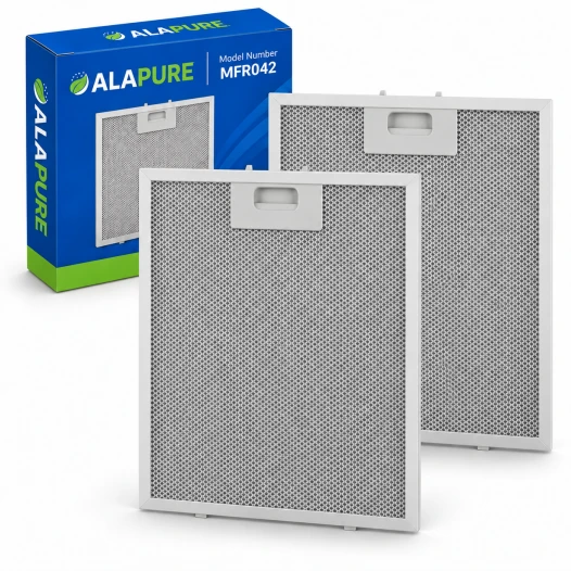 Alapure Metallfilter geeignet für Klarstein 10032227 258x318mm (2 st.)