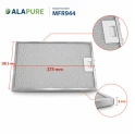 Alapure MFR944 passend für Miele Metallfilter 8270321 375x280,5x9