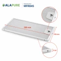 Alapure Metallfilter geeignet für Bosch 746789 / 00746789 165x302mm