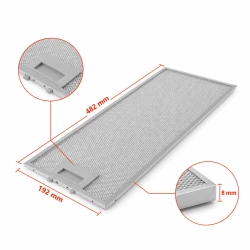 Constructa Metallfilter 11022474 482x192x8mm 