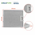 Alapure Metallfilter geeignet für AEG 4055101671 280x230x8mm