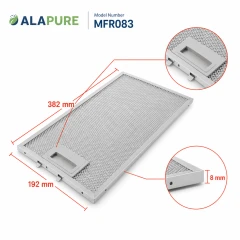 Alapure Metallfilter passend für Bosch 11022472 382x192x8mm