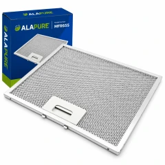 Alapure Metallfilter passend für Whirlpool 481248058332 275x217x8mm