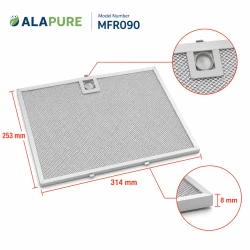 Alapure Metallfilter passend für Roblin 133.0261.220 253x314mm