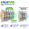 Alapure Metallfilter geeignet für Faber 133.0261.220 253x314mm