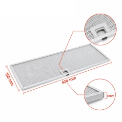 Electrolux Metallfilter 50286533000 160x424mm (2Stk)
