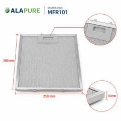 Alapure Metallfilter passend für Gorenje 184735 300x250mm